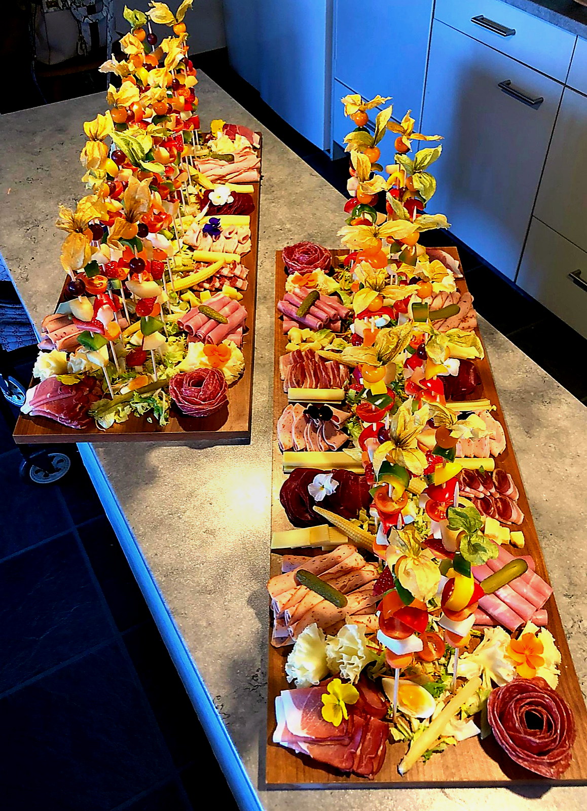 Andreas Catering — kunstvoll arrangierte Komponenten