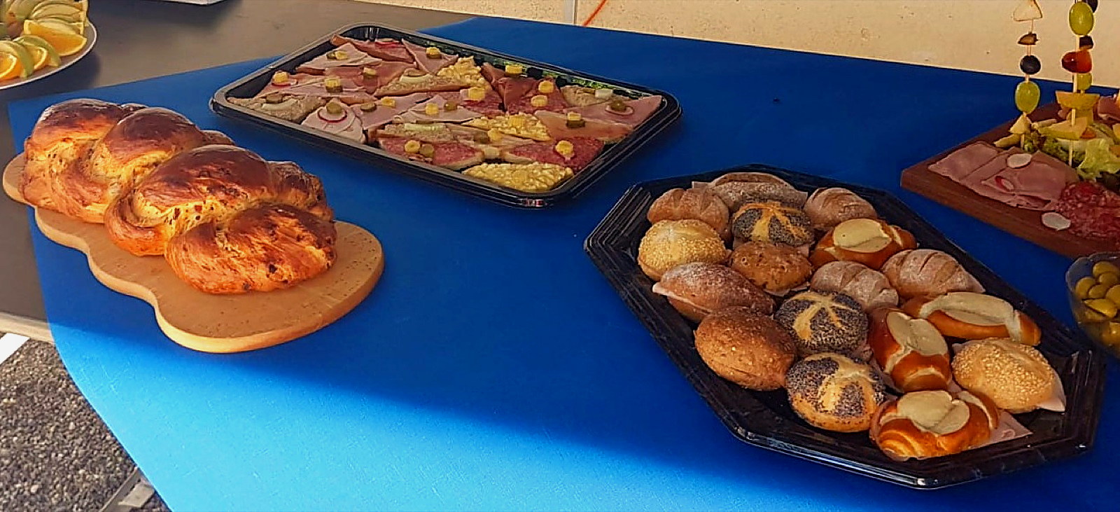 Hausgemachter Hauptgang aus Andreas Catering-Küche