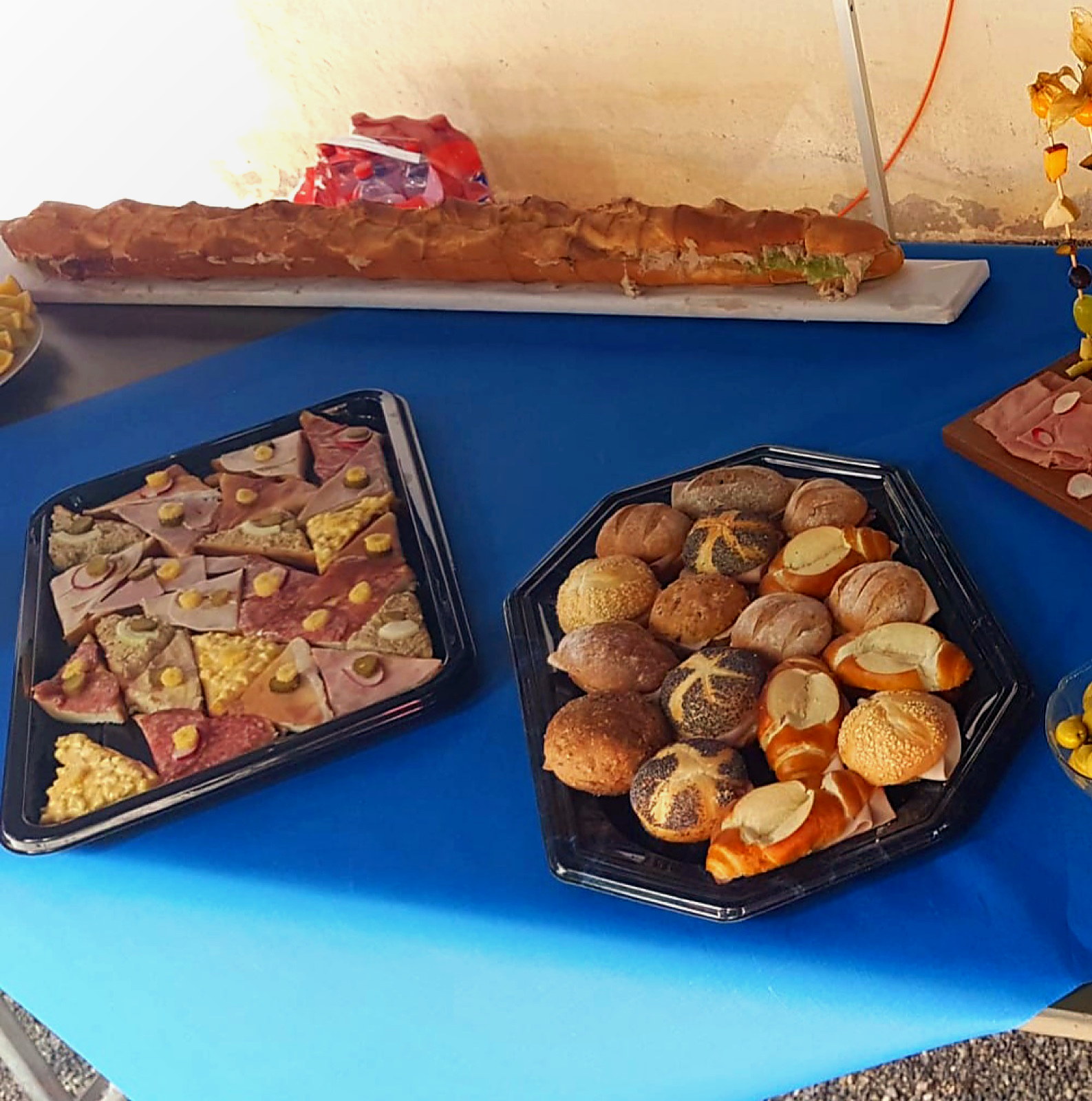 Salatbuffet-Komponente, frisch zubereitet