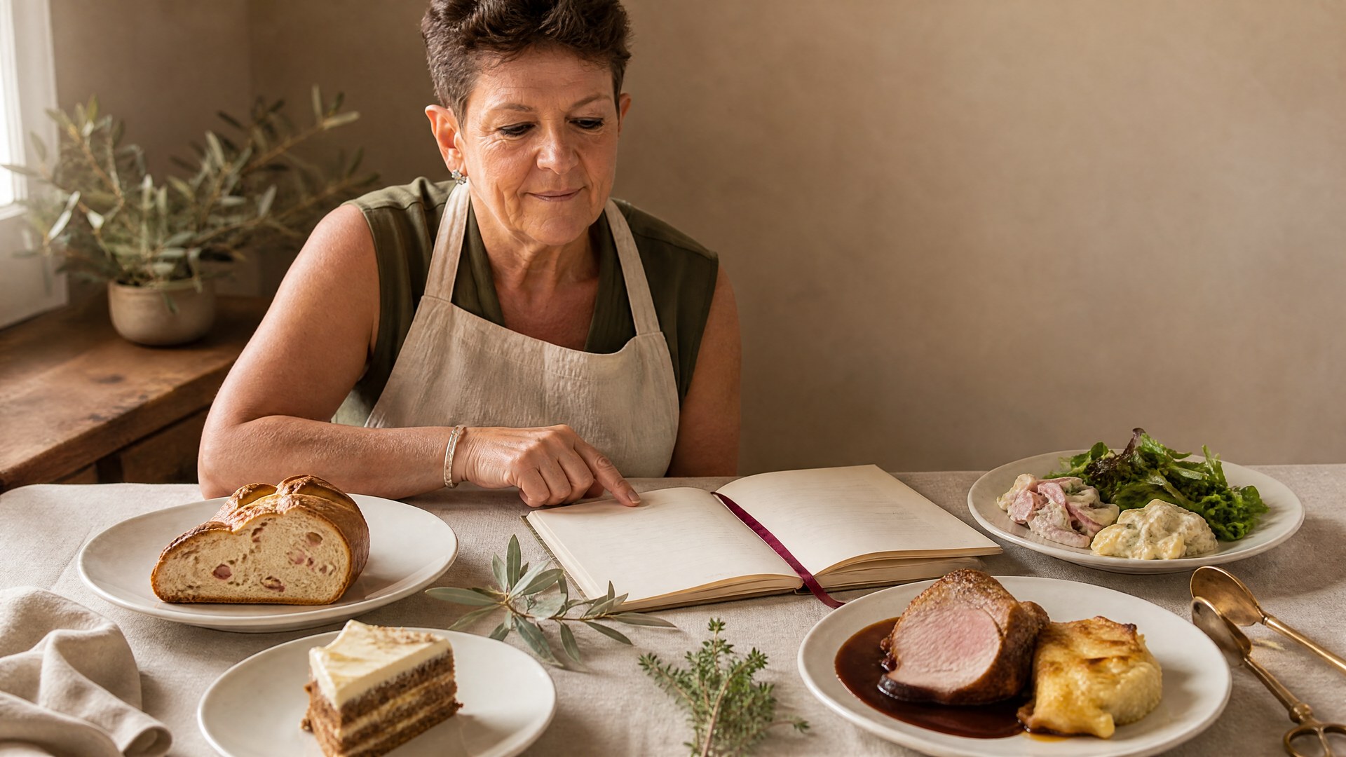 Andrea Schelbert serviert Aargauer Catering-Menüs — saisonale Hauptgänge